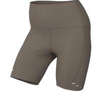Nike Swift Pantalón Corto De Running De 10 Cm Ceñido, con Talle Alto Y Bolsillos - Mujer, Mink Brown/Reflective Silv, HJ2258-233, L