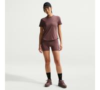 Nike Swift Pantalón corto de running de 10 cm ceñido, con talle alto y bolsillos - Mujer - Morado M (EU 40-42)