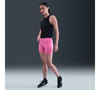 Nike Swift Pantalón corto de running de 10 cm ceñido, con talle alto y bolsillos - Mujer - Rosa XL (EU 48-50)