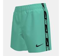 NIKE Swim Breaker Logo Tape 4" Volley Short Bleached Turq Swim Trunks Bebé-Niñas