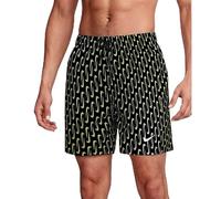 NIKE Swim Breaker Swoosh Link 5" Volley Short Black Swim Trunks Bebé-Niñas