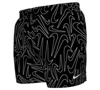 NIKE Swim Breaker Tossed Swoos 5" Volley Short Black Swim Trunks Bebé-Niñas