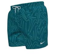 NIKE Swim Breaker Tossed Swoos 5" Volley Short Green Abyss Swim Trunks Bebé-Niñas