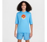 Nike Swim Hydroguard Camiseta de manga corta Dri-FIT - Niño - Azul XL