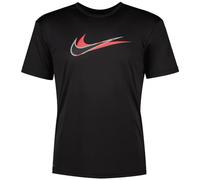 NIKE SWIM Hydroguard Short Sleeve T-Shirt S Conjunto de Bikini, Black 1, Hombre