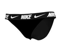 NIKE Swim Logo Tape Banded Bikini Bottom Black