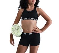NIKE Swim Logo Tape Racerback Bikini & S Black