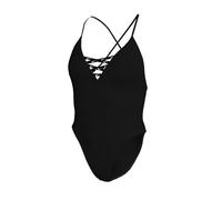 NIKE Swimwear Traje de baño de Dos Piezas, Negro, L Mujeres