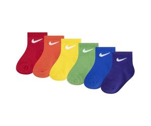 NIKE Swoosh 6Pk Ankle So Calcetines para bebé Multi 12/24 meses