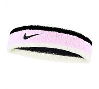 Cinta de pelo de fitness nike swoosh headband rosa blanco Talla única