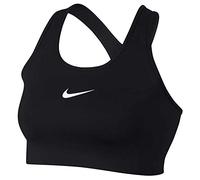 Nike Swoosh Bra Plus Sports Bra, Mujer, Black/White, 1X