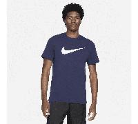 Nike Swoosh Camiseta - Hombre - Azul S Tall