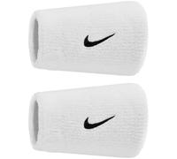 Nike Swoosh Classic Do - Muñequera Unisex (Talla única), Color Blanco y Negro