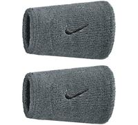 Nike muñequera Swoosh Doublewide TU Gris/plata