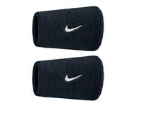 Nike Swoosh Classic Doublewide muñequeras (paquete de 2) | EU Talla única in Black