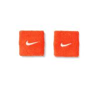 Nike Swoosh Classic Wristbands - Juego de 2 muñequeras Deportivas, Color Naranja y Blanco, Talla única