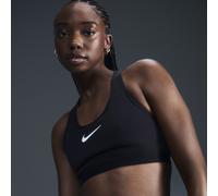 Nike DX6815-010 W NK DF SWSH HGH SPT Bra Sports Bra Mujer Black/Iron Grey/White Tamaño LF-G