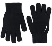 Nike Swoosh Knit Guantes, Unisex Adulto, Multicolor (Negro/Blanco), S/M