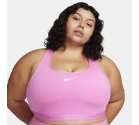 Nike Swoosh Medium Support Sujetador deportivo con acolchado - Mujer - Rojo 1X