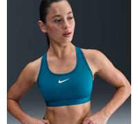 Nike Swoosh Medium Support Sujetador deportivo con almohadilla - Mujer - Azul XS