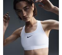 Nike Swoosh Medium Support Sujetador deportivo con almohadilla - Mujer - Blanco M