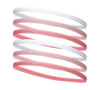 Nike Swoosh Sport Cinta para el pelo metalizada (paquete de 6) - Rosa