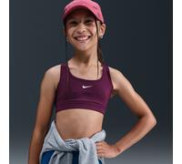Nike Swoosh Sujetador deportivo - Niña - Rojo M