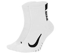 NIKE Hombres Calcetines deportivos 'Multiplier' blanco / negro, Talla XL, 5159093