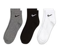 Calcetines de tenis Nike Everyday Lightweight Ankle 3P - black/grey/white 38-42