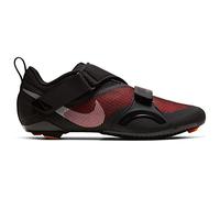 Nike Tacos para hombre, Negro Metálico Plateado Hyper Crimson, 6