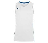 NIKE Team Basketball Stock Jersey 20 Camiseta, Color Blanco, L para Hombre