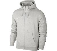 Nike Team Club Fz Hoody - Sudadera con capucha para hombre, color Gris (Grey Heather/Football White), talla S