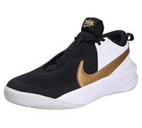 NIKE Team Hustle D 10 GS, Zapatillas de Gimnasio, Black Metallic Gold White Phot, 38.5 EU