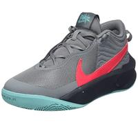 Nike Team Hustle D 10, Zapatillas, Smoke Grey Siren Red Dk Smoke Grey, 28.5 EU