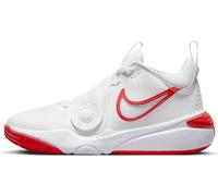 Nike Team Hustle D 11 (GS), Tres Cuartos de Alto, Summit White/Track Red-White, 39 EU