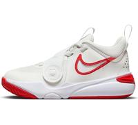 Nike Team Hustle D 11 (PS), Tres Cuartos de Alto, Summit White/Track Red-White, 28.5 EU