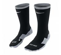 Nike Team MatchFit Core Crew Sock - Calcetines de fútbol unisex, negro / gris / blanco, 46-50
