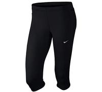 Nike Tech Capri - Pantalón Corto para Mujer, Color Negro/Plateado, Talla S