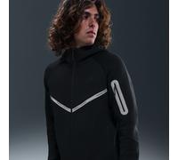 Nike Tech Chaqueta Windrunner de tejido Fleece con cremallera completa y detalles de diseño reflectante - Hombre - Negro S