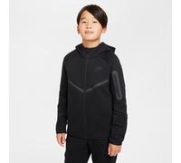 Nike Sportswear Tech Fleece Sudadera Con Capucha Con Cremallera Completa - Niño/A, Black/Black/Black, HV5867-010, L