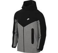 NIKE Tech Fleece Sweatshirt, Hombre, Dk Grey Heather/Black/White, XS