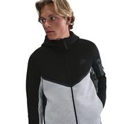 Nike Tech Sudadera con Capucha Windrunner con Cremallera Completa - Hombre, Black/Dk Grey Heather/Black, HV0949-011, S
