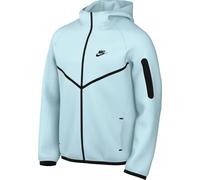 Nike Tech Windrunner - Sudadera con capucha y cremallera completa para hombre (HV0949-474, azul glaciar/negro), azul, negro, (Glacier Blue/Black), Small