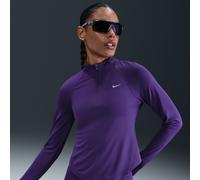 Nike Tempo Camiseta de running Dri-FIT con cremallera de 1/4 - Mujer - Morado S (EU 36-38)