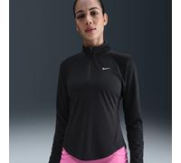 Nike Tempo Camiseta de running Dri-FIT con cremallera de 1/4 - Mujer - Negro S (EU 36-38)
