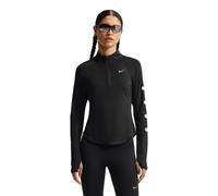 Nike Tempo Flash Dri-FIT media cremallera para Mujer camiseta manga larga running | EU S in Black