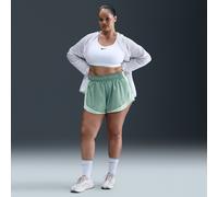 Nike Tempo Pantalón corto de running de talle medio con malla interior Dri-FIT de 8 cm - Mujer - Verde 2X