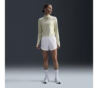 Nike Tempo Pantalón corto de running de talle medio con malla interior Dri-FIT - Mujer - Blanco M (EU 40-42)