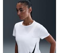 Nike Tempo Swoosh Run Parte de arriba de running de manga corta Dri-FIT - Mujer - Blanco M (EU 40-42)