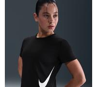 Nike Tempo Swoosh Run Parte de arriba de running de manga corta Dri-FIT - Mujer - Negro M (EU 40-42)
